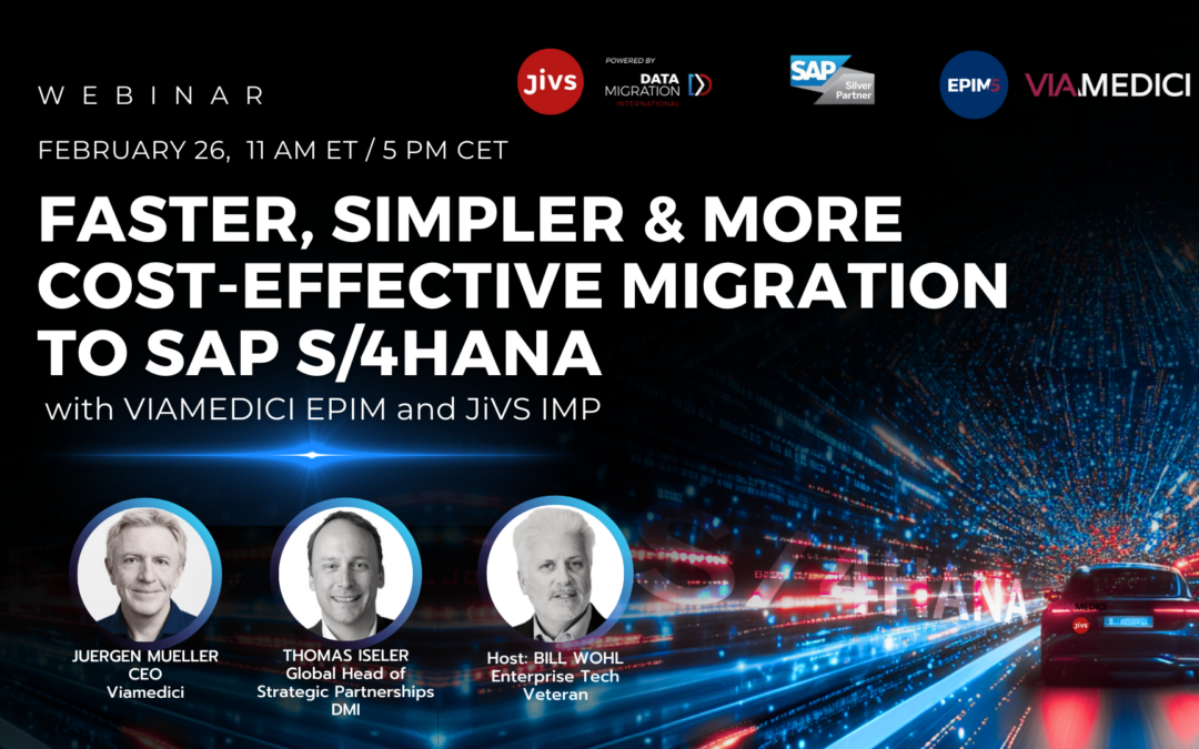 Webinar: Faster, Simpler, And More Cost-Effective Migration To SAP S/4HANA