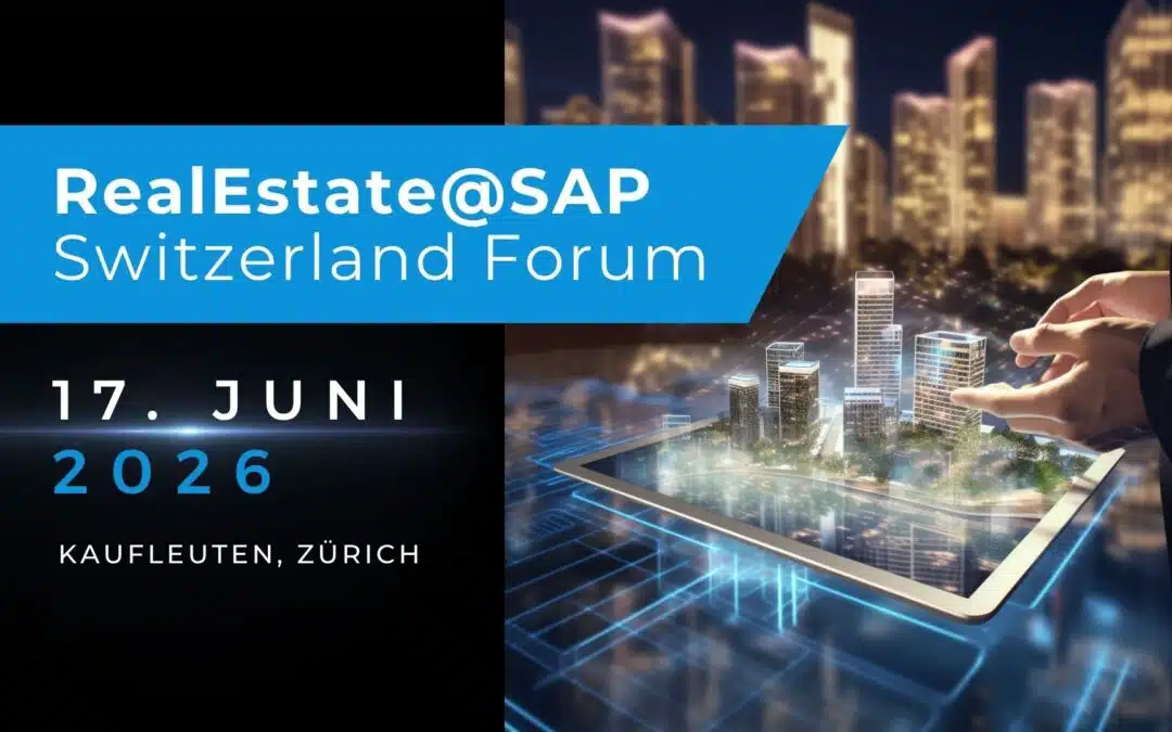 RealEstate@SAP Switzerland Forum 2026